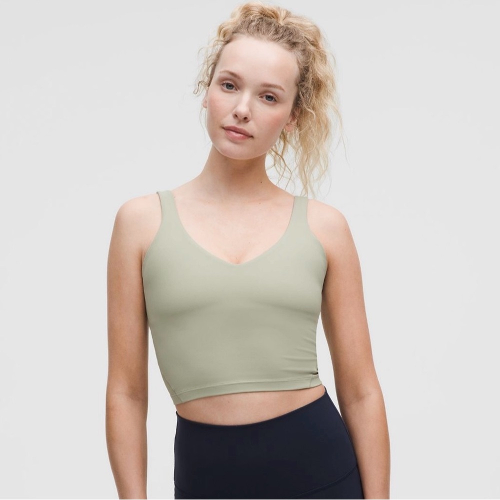 Lululemon Align Tank Top Light Support, A/B Cup Size 6- Fog Green 🌸🌸 🌸